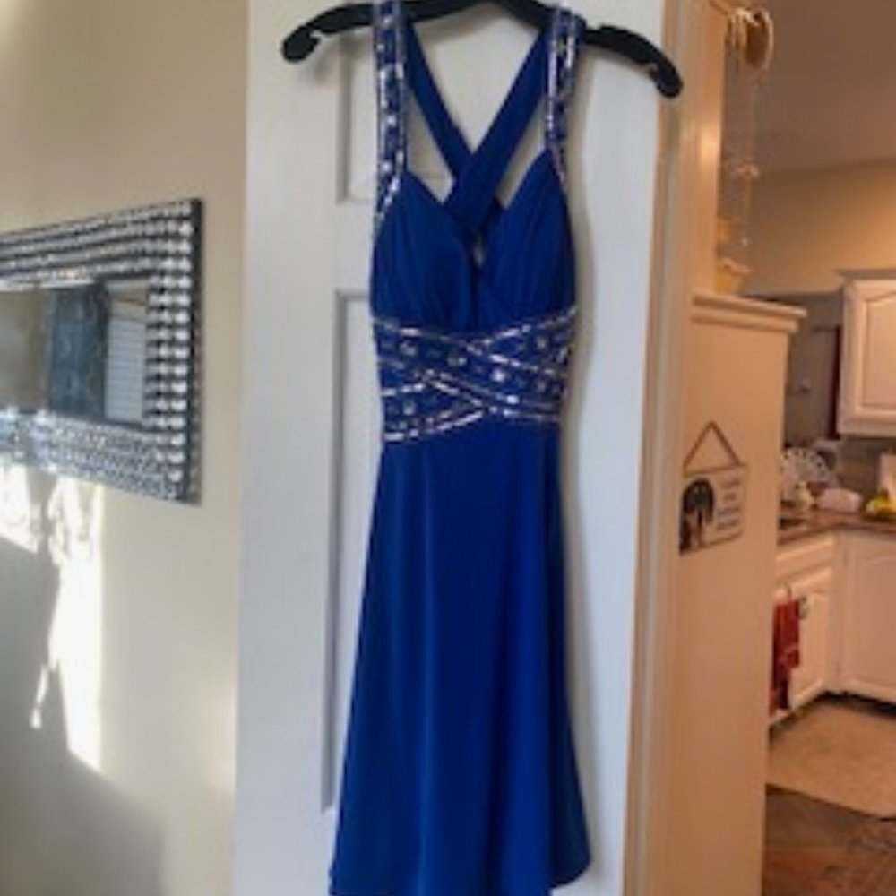 Royal Blue Cocktail Dress